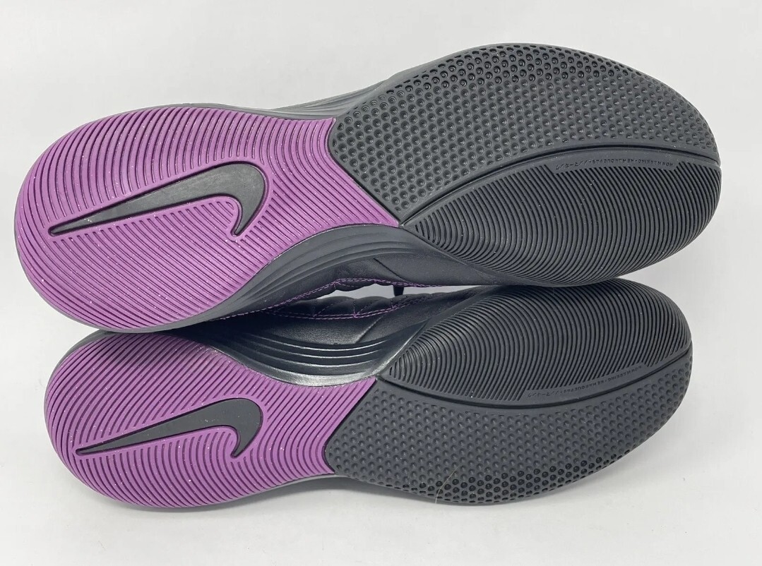 Nike Lunargato II IC Indoor Soccer Black Purple 580456 007 Men
