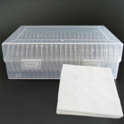 Transparente Münzen Aufbewahrungsbox 50 Stück Sammelbox 40 mm großes Fassungsvermögen