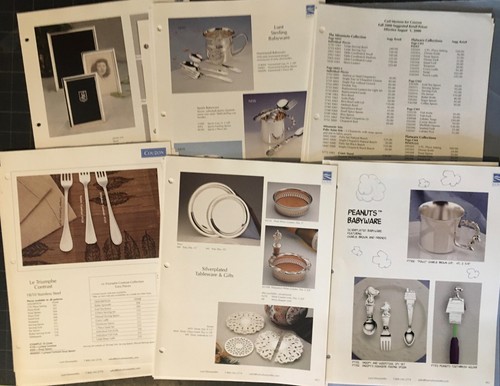 Lunt Silversmiths 2000 Fine Sterling Silver Tableware Gifts & Ornaments Sheets