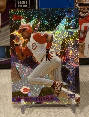 BARRY LARKIN 1996 TOPPS POWER BOOSTERS STAR POWER #6 INSERT - FREE SHIPPING $25