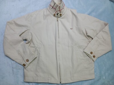 THOMAS BURBERRY Coat Bomber Jacket TB 100% Cotton Logo Men's THOMAS BURBERRY Coat Bomber Jacket TB 100% Cotton Logo Men's