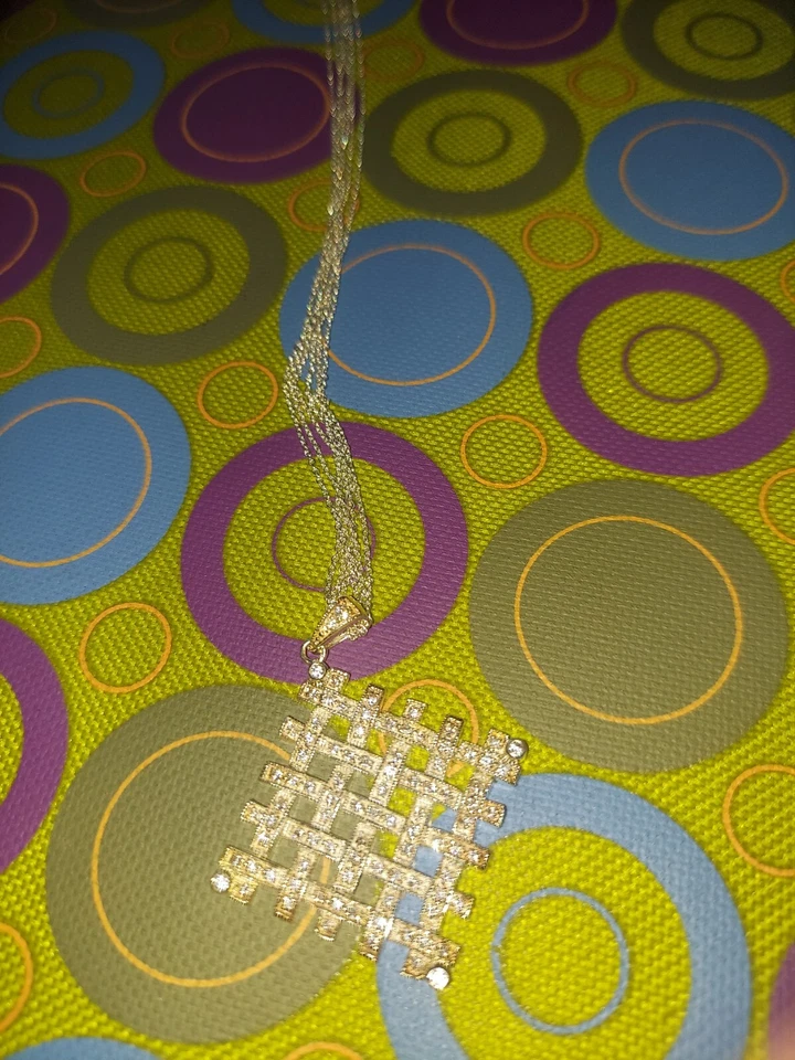 Collar de malla tejida Epiphany Diamonique Foto 4 de 4