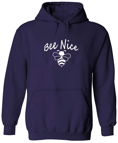 Bee Nice Unisex Pullover Hoodie Sweater Herren Damen Sweatshirt Geschenk Print Freundlichkeit - Bild 7 von 21