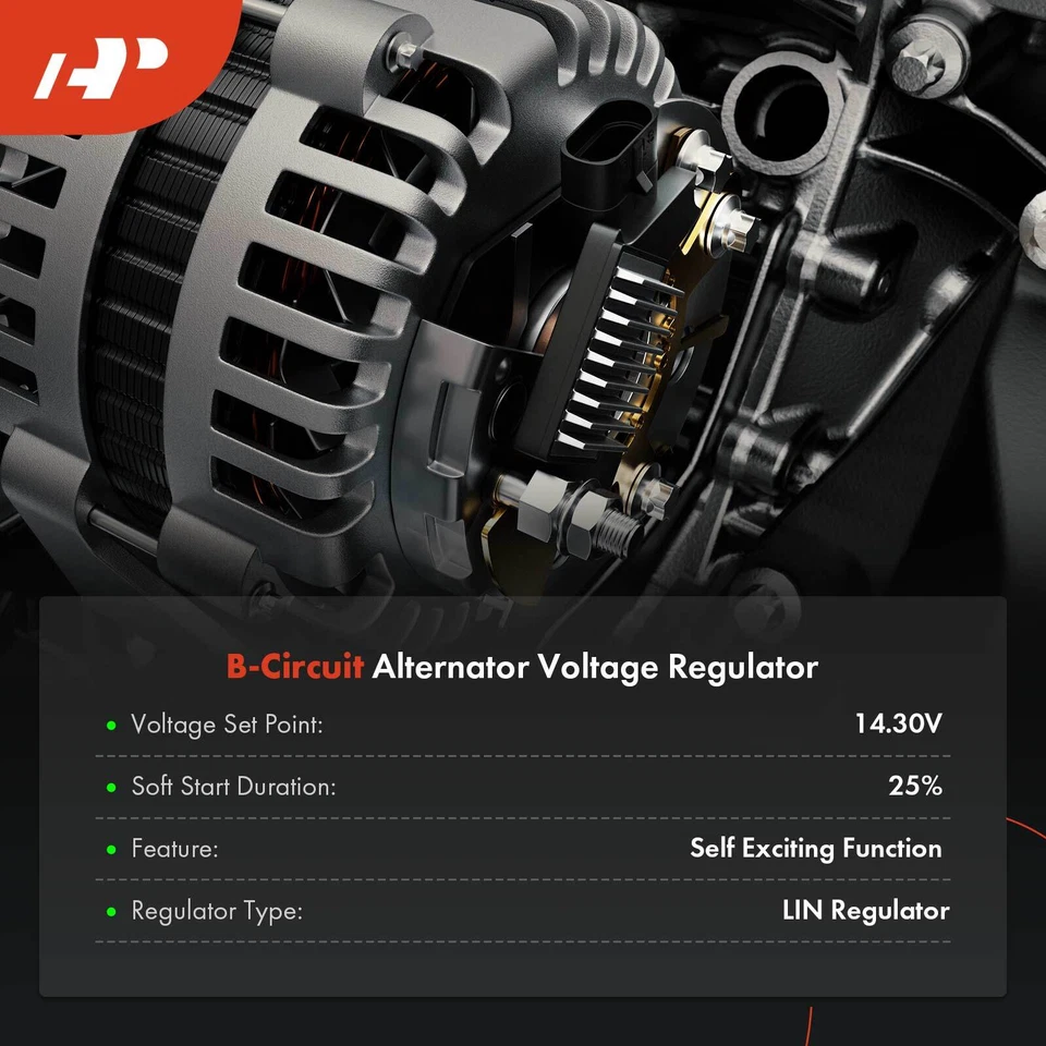 Regulador de alternador A-Premium para BMW 228i 228i xDrive 320i 328i GT xDrive 428i - Imagem 2 de 4