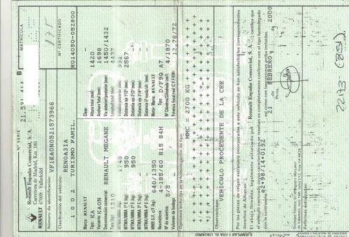 Centralina Motore per RENAULT MEGANE I FASE 2 GRANDTOUR (KA...) * 2000 741733 - Foto 6 di 8