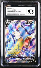CGC Graded 9.5 Mint+ Gyarados V 171/203 Evolving Skies  Pokemon Card