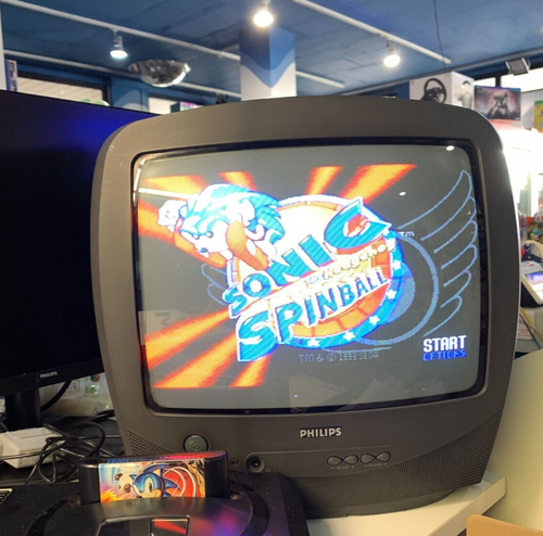 SONIC THE HEDGEHOG SPINBALL - SEGA MEGA DRIVE - USATO PERFETTAMENTE FUNZIONANTE - Picture 4 of 18