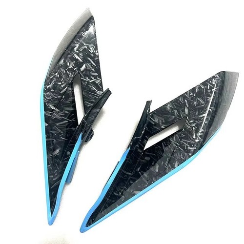 Parts Front Side Downforce Naked Spoilers Fixed Winglet Fairing For CFMOTO 450SR - Foto 2 di 7