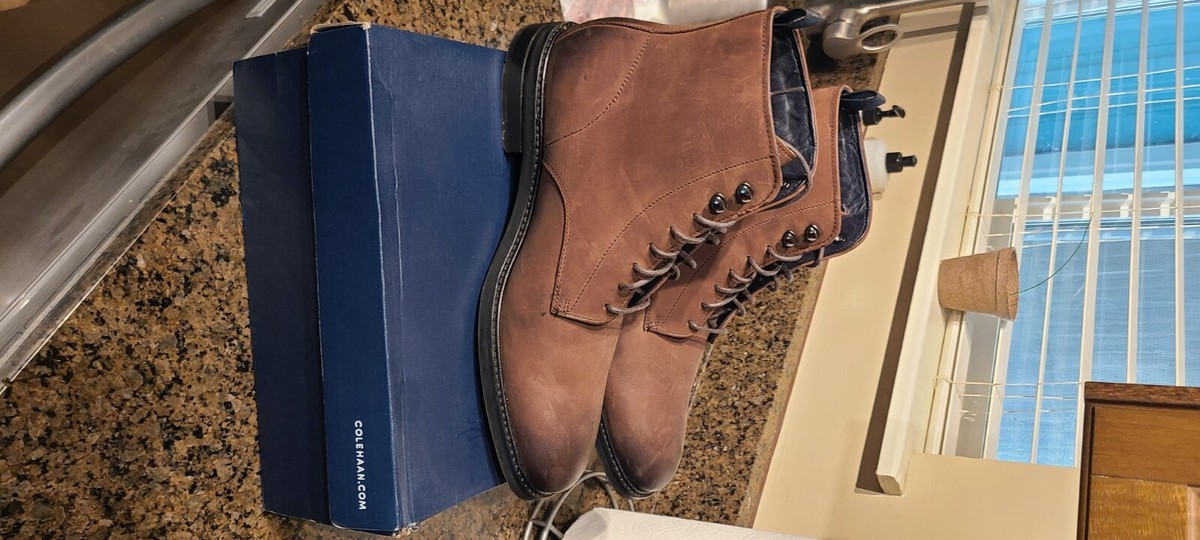 Cole Haan Wagner Grand Plain Toe Leather Boots Grand.OS C30036 Men\'s Size 13 Cole Haan Grand.Os Leather Upper Boots for Men for sale | eBay main image 3
