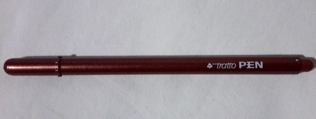 Tratto Pen Fila marcatore permanente con punta sintetica F tratto 0,5 mm marrone