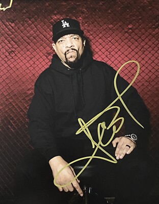 Ice-T Body Count Authentic Signed 8x10 Photo Autographed - PROOF