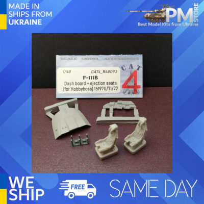 #ad CAT4 R48093 1 48 F 111B Dash board ejection seats for Hobbyboss Accessories $30.99