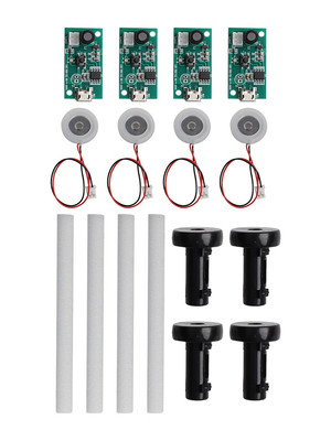 Efficient USB Spray Module 4pcs for DIY Humidifier and Perfume Atomizer