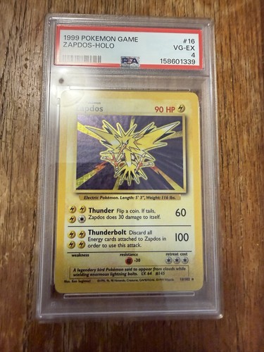 Zapdos graded PSA 4 for sale on eBay