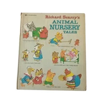 Richard Scarry's Animal Nursery Tales Vintage Golden Book Children's Hardcover