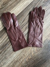 RAF OR ARMY WOMENS BROWN LEATHER OFFICERS GLOVES SIZE 8 GENUINE ISSUE NEW