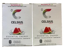 Set Of 2 - Celsius WATERMELON ICE, 14 On-The-Go Packets