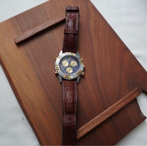 Orologio SECTOR ADV2500 quarzo cinturino pelle marrone uomo anni 80 vintage funzionante ok - Foto 4 di 8