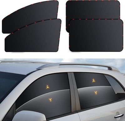 ZATOOTO Car Window Shades 4 Pack UV Blocking Side