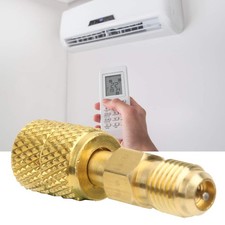 R410A Adapter, A/C 1/4Inch Male to 5/16Inch Female Saes Adapter, Fit for R410A M