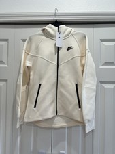 Nike Sportswear Tech Fleece Windrunner Women's Full-Zip Hoodie FB8338-110 WHITE