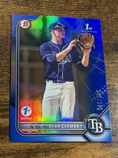 RYAN CERMAK 2022 Bowman Draft #BD-81 1st Edition Blue Foil /150