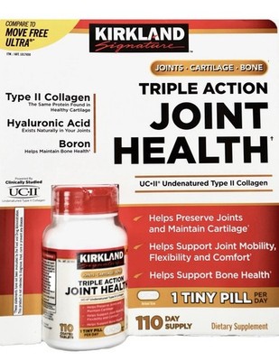 Kirkland Signature Triple Action Joint Health Type II Collagen - 110 Tablets