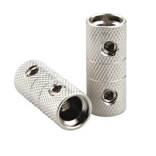 2Pcs 4 Gauge Wire Audio Car Brass Terminal Butt Connectors Car Stereo Power o...