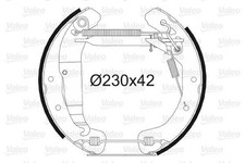 VALEO Bremsensatz Trommelbremse Hinten für OPEL Astra G CC (T98) 554771