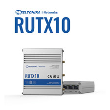 Image of Teltonika RUTX10 4 x Gigabit Ethernet Router Dual Band WiFi USB BT - Clearance