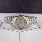 #44 Rolex 26mm Date Steel White Gold Silver Dial Vintage Ladies Watch 6917