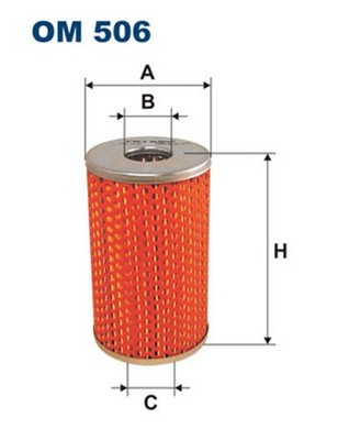 FILTRON Ölfilter OM 506 Filtereinsatz für MERCEDES PUCH PONTON W114 MODELL W120