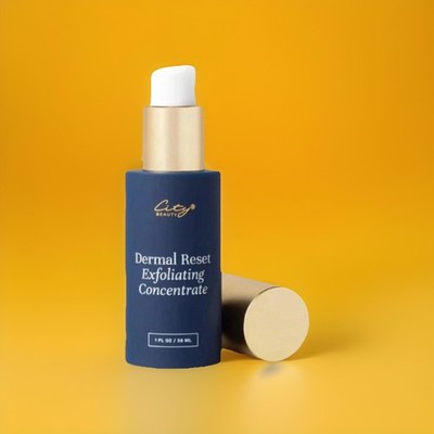 City Beauty Dermal Reset Exfoliating Concentrate, Resurface & Brightens. 1oz