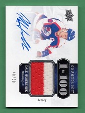 Dale Hawerchuk 2018-19 UD Chronology 1-In-100 Jersey Auto 40/50