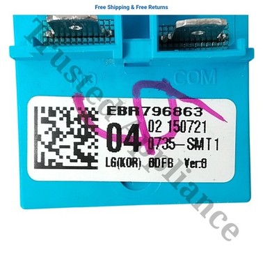 EBR796863 From an LG LDF551ST Dishwasher - Main Control Board OEM