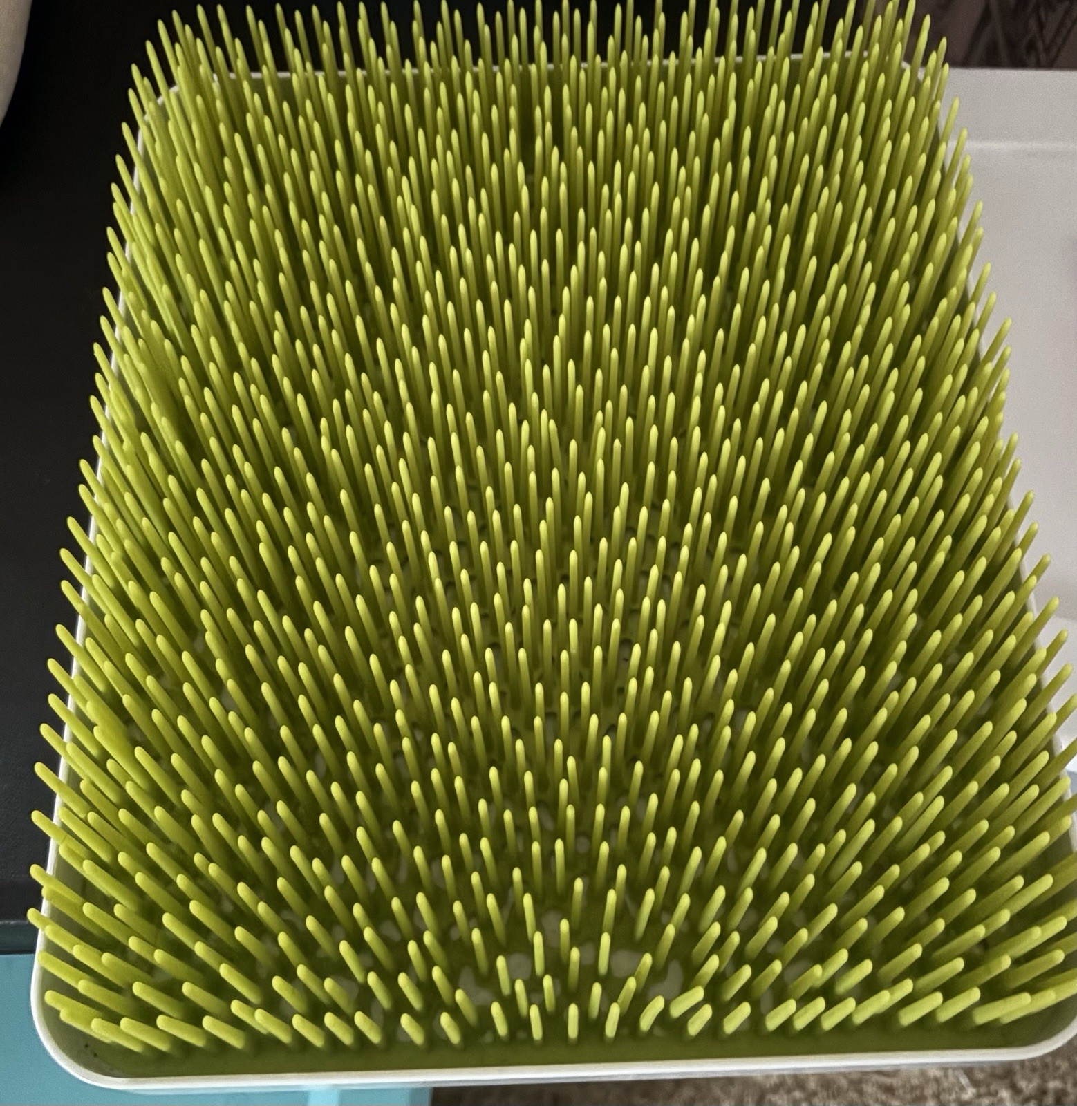 Boon Hand Washing Lawn Grass Bottle Drying Rack for Baby Bottles