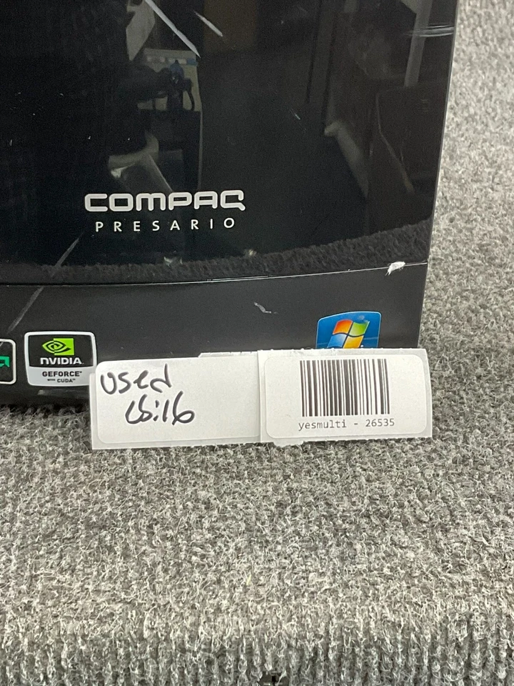 Compaq Presario Desktop Tower Computer Black Case AMD 2.70GHz 3072MB Ram CQ5000 - Image 3 of 4