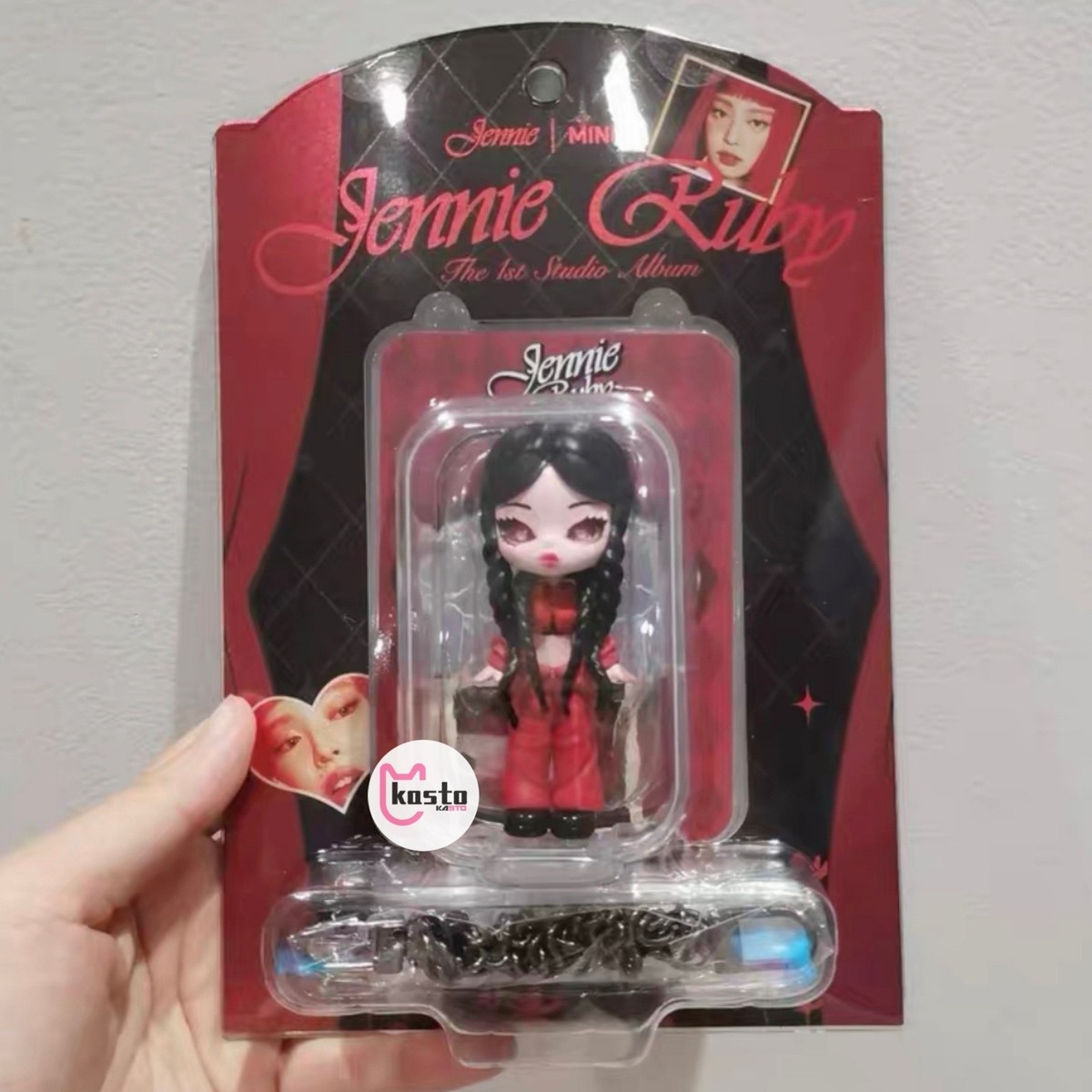 Miniso x Jennie Ruby Figure Pendant Hang Card Pop Up Blackpink
