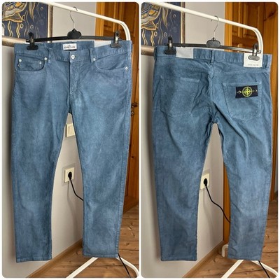 MINT! Stone Island Blue Corduroy Pants Size W 36 L 34