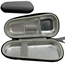 EVA Storage Box for Manual Razors with Mesh Pocket and Durable Zipper