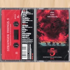 STRANGER THINGS 5 Soundtrack from the Netflix Series CASSETTE TAPE Tiffany 0726