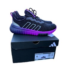 Adidas Kaptir Flow 2.0K Black/Purple Running Sneakers JR8092 Kid/6 Women/7.5