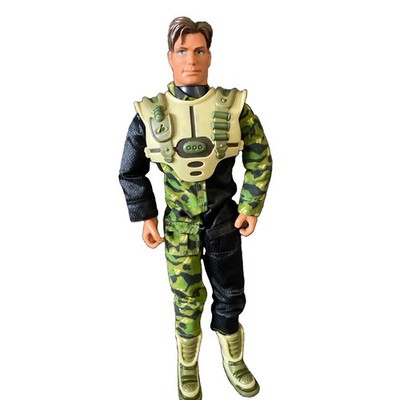 1998 Max Steel Secret Commando 12  Figure In Mission Pack Set Mattel Incomplete
