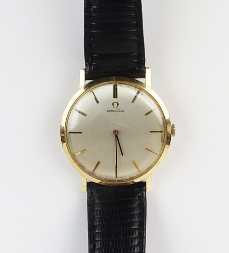 1960s Omega 14k Yellow Gold Men's 32mm Wristwatch w/Box - Picture 2 of 4