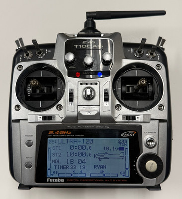 Excellent Futaba 10CAG 10C 2.4ghz Fasst RC Remote Control Airplane Transmitter
