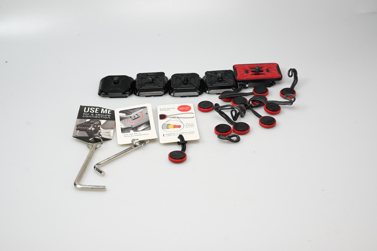 Lot of Peak Design Quick Release/Capture Clip system #G236