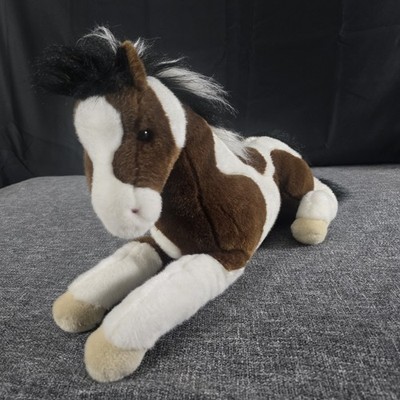 Douglas Natches Paint Horse #342 Stuffed Animal Plush Toy Large 24   Brown White