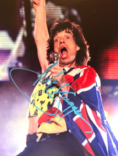 Mick Jagger (Rolling Stones) Singed 8x10 inch Original Authentic Autograph w/COA