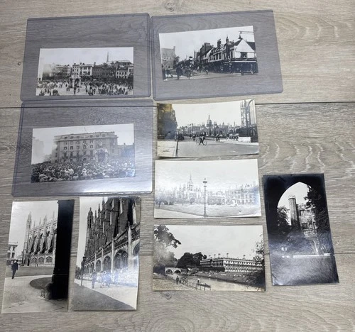9 - Orig. WW2 US GI Military Photos VE Day May 8, 1945 Cambridge England 1945