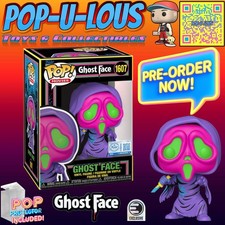 Scream Ghost Face Black Light Funko Pop! Vinyl Figure #1607 EE Exclusive PRESALE
